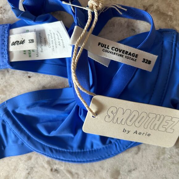 Aerie 32B Smoothez Bra- NWT unlined full coverage discontinued color - Picture 2 of 2